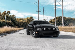 Black S197 Mustang GT Velgen Wheels Classic 5 Gunmetal-1 Black S197 Mustang GT Velgen Wheels Classic 5 Gunmetal-1