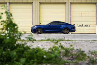 Deep Impact Blue S550 Mustang GT Velgen Wheels VMB9 Bronze-1 Deep Impact Blue S550 Mustang GT Velgen Wheels VMB9 Bronze-1
