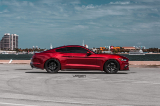 Ruby Red S550 Mustang GT Velgen Wheels Classic 5 Satin Black-2 Ruby Red S550 Mustang GT Velgen Wheels Classic 5 Satin Black-2
