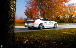 Oxford White S550 Mustang GT Velgen Wheels VMB9 Matte Silver-3 Oxford White S550 Mustang GT Velgen Wheels VMB9 Matte Silver-3