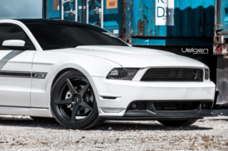 Oxford White S197 Mustang GT/CS Velgen Wheels Classic 5 Matte Gunmetal-2 Oxford White S197 Mustang GT/CS Velgen Wheels Classic 5 Matte Gunmetal-2